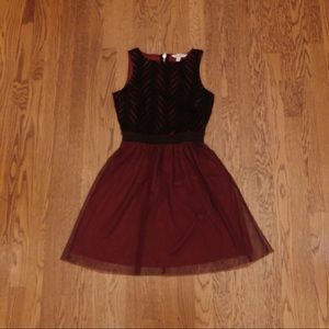 Holiday Dress Size Small Red and Black